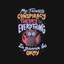 Conspiracy Theory-none stretched canvas-eduely