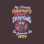 Conspiracy Theory-none removable cover w insert throw pillow-eduely