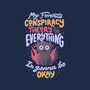 Conspiracy Theory-none beach towel-eduely