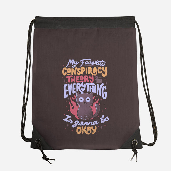 Conspiracy Theory-none drawstring bag-eduely