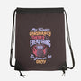 Conspiracy Theory-none drawstring bag-eduely
