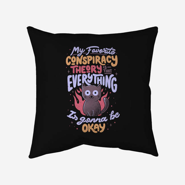 Conspiracy Theory-none removable cover w insert throw pillow-eduely