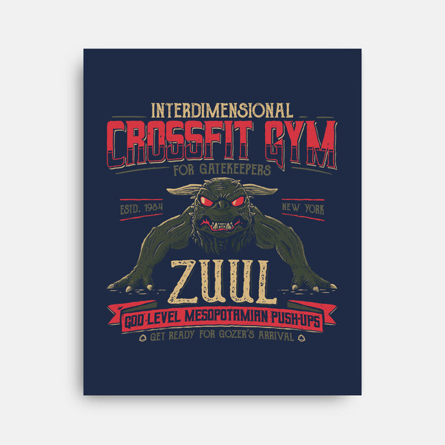 Interdimensional CrossFit-none stretched canvas-teesgeex