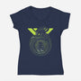 Xeno Evolution-womens v-neck tee-Maxman58