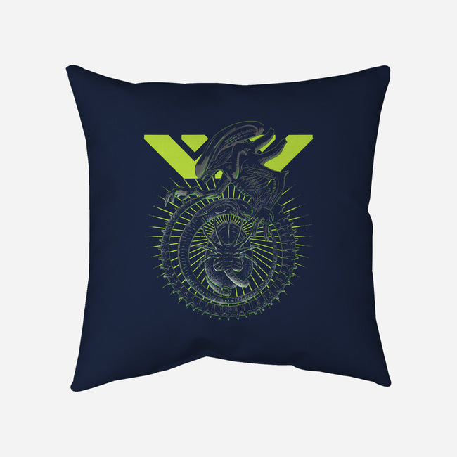Xeno Evolution-none removable cover w insert throw pillow-Maxman58