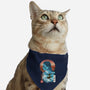 Ukiyo E Waterbender-cat adjustable pet collar-dandingeroz