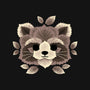 Raccoon Of Leaves-none removable cover w insert throw pillow-NemiMakeit