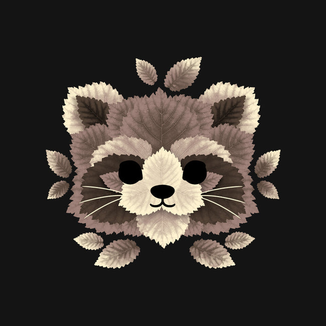 Raccoon Of Leaves-womens basic tee-NemiMakeit