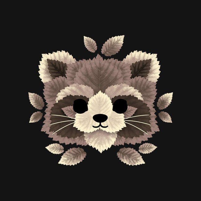 Raccoon Of Leaves-womens off shoulder sweatshirt-NemiMakeit