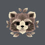 Raccoon Of Leaves-mens heavyweight tee-NemiMakeit