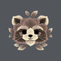 Raccoon Of Leaves-none beach towel-NemiMakeit