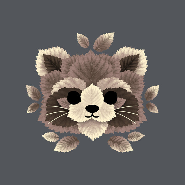Raccoon Of Leaves-none removable cover w insert throw pillow-NemiMakeit