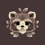 Raccoon Of Leaves-none fleece blanket-NemiMakeit