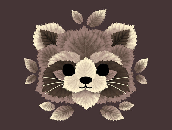 Raccoon Of Leaves