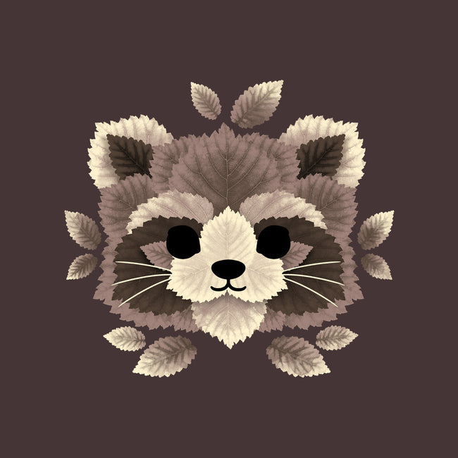 Raccoon Of Leaves-none beach towel-NemiMakeit