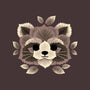 Raccoon Of Leaves-none beach towel-NemiMakeit