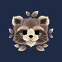 Raccoon Of Leaves-mens heavyweight tee-NemiMakeit