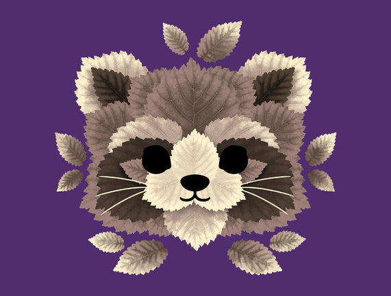 Raccoon Of Leaves