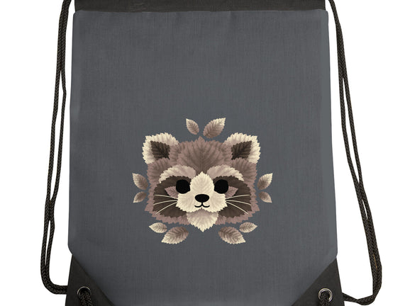 Raccoon Of Leaves