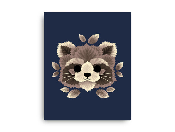 Raccoon Of Leaves