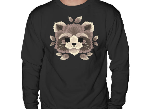 Raccoon Of Leaves