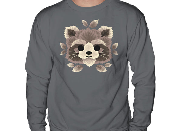 Raccoon Of Leaves