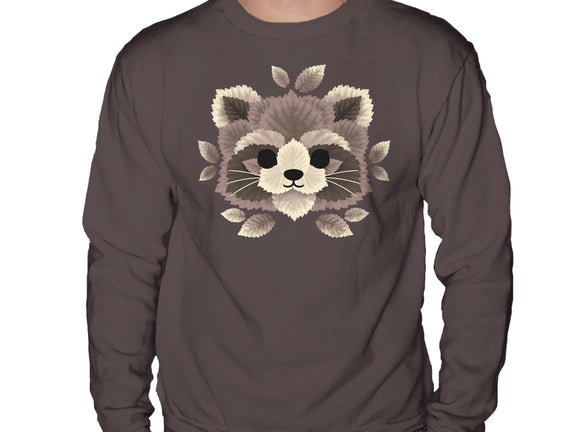 Raccoon Of Leaves