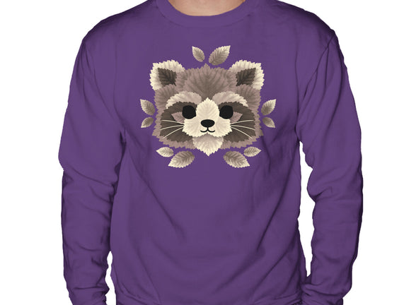Raccoon Of Leaves
