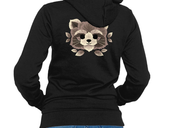 Raccoon Of Leaves