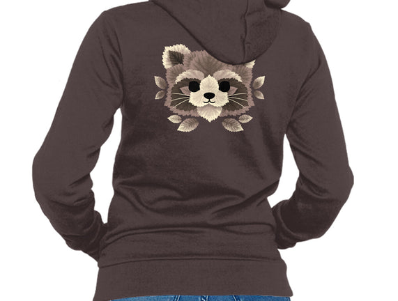 Raccoon Of Leaves