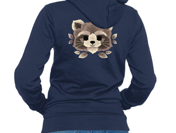Raccoon Of Leaves