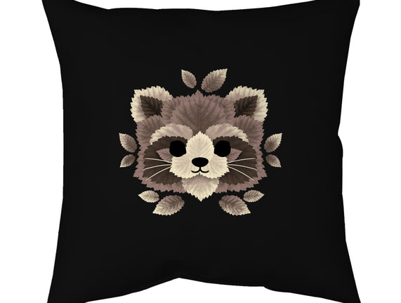 Raccoon Of Leaves