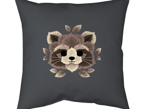Raccoon Of Leaves