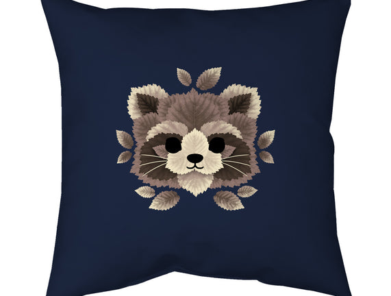 Raccoon Of Leaves