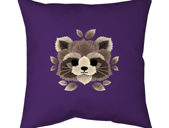 Raccoon Of Leaves