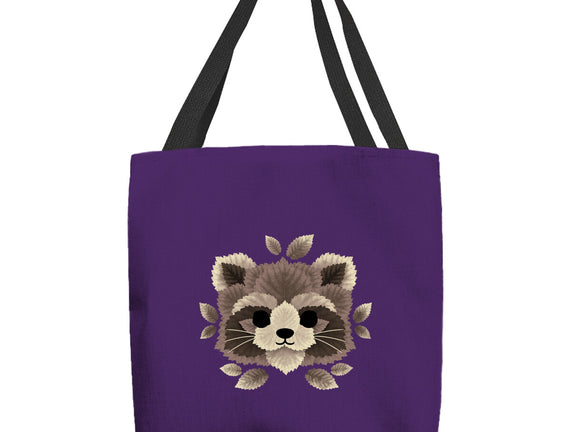 Raccoon Of Leaves