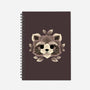 Raccoon Of Leaves-none dot grid notebook-NemiMakeit