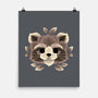 Raccoon Of Leaves-none matte poster-NemiMakeit