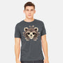 Raccoon Of Leaves-mens heavyweight tee-NemiMakeit