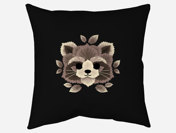 Raccoon Of Leaves