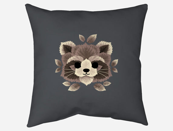 Raccoon Of Leaves