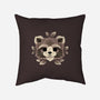 Raccoon Of Leaves-none removable cover w insert throw pillow-NemiMakeit