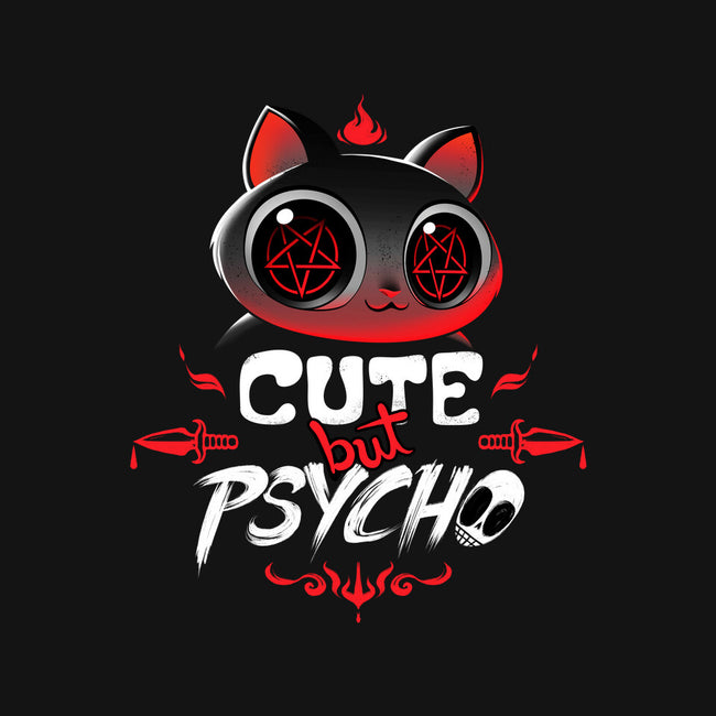 Cute But Psycho-none stretched canvas-tobefonseca