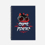 Cute But Psycho-none dot grid notebook-tobefonseca