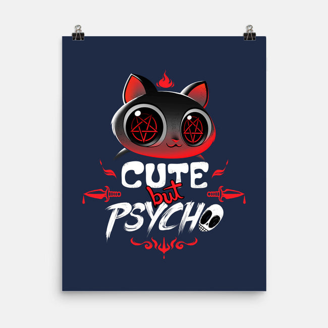 Cute But Psycho-none matte poster-tobefonseca