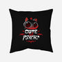 Cute But Psycho-none removable cover throw pillow-tobefonseca
