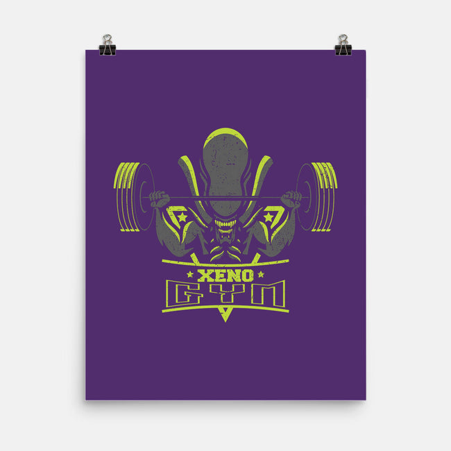 Xeno Gym-none matte poster-jrberger