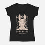 Loporrits Moon Tribe-womens v-neck tee-Alundrart