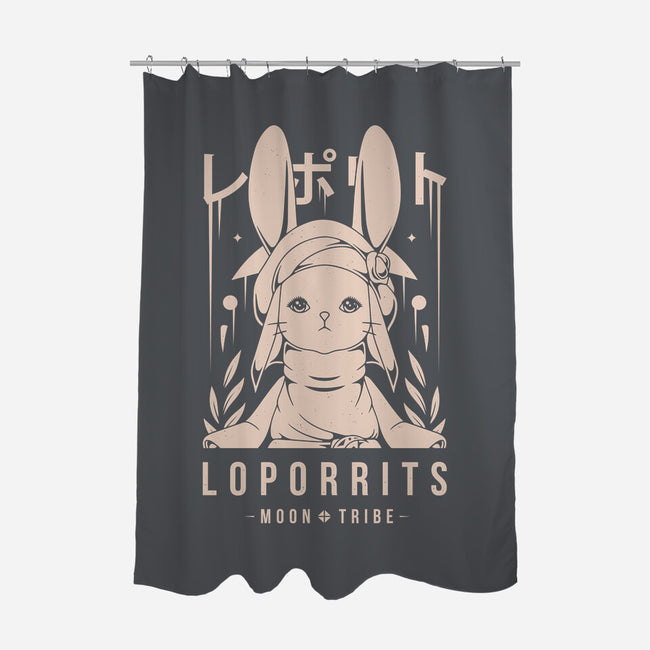 Loporrits Moon Tribe-none polyester shower curtain-Alundrart