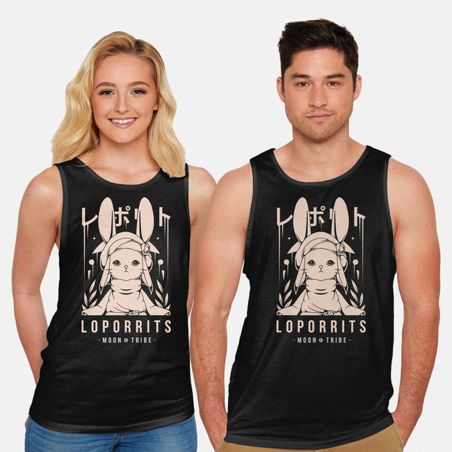 Loporrits Moon Tribe-unisex basic tank-Alundrart